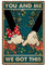 Mickey Minnie Blech-Logo, Old Fashioned Holding Hands You and Me We Got This Bar Club Cafe Home Wanddekoration 20,3 x 30,5 cm