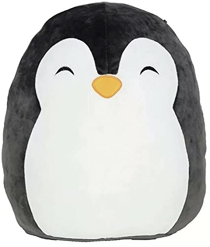 SQUISHMALLOW KellyToys – 30 cm – Luna der schwarze Pinguin – Sleepy Eyes Squad