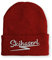 tshirtladen Skihaserl Mütze Rot - Damen Wintermütze mit Spruch - Lustige Beanie - Après Ski Style - Geschenkidee Freundin - Weihnachten - Skihaserl Accessoire - Warm - bestickt - One Size