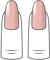 AiN Katy Nagelfolie - Elegant Beauty - Nail Wraps - 40 ultra-dünne selbstklebend - french nails - fingernagelfolien selbstklebend - nagelsticker selbstklebend - nägel zum aufkleben
