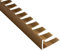 Alu L-Profil biegbar Fliesenschiene Schiene silber matt poliert L270cm 10mm gold