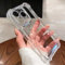 OWM Clear iPhone 15 Pro Max Case Phone Cover Transparent Silicone Gel Shockproof Protective Case for iPhone 15 Promax With [Built-in Lens Screen Protector]
