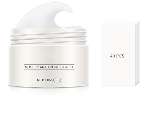 Blackhead Remover Nariz Tiras,Tiras Nasales De Eliminación De Puntos Negros,30g Mascarilla Facial Puntos Negros,Blackhead Nose Strips,40 Pcs Nose Strips,Profundo Limpieza Poros