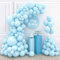 Luftballons Blau 110 Stück, Blau Ballon Girlande, Latex Blau Party Ballons für Geburtstag Party, Baby Shower, Hochzeit, Babyparty, Jubiläum Dekoration, Geburtstagsfeier (Blau Ballons 18/12/10/5 Zoll)