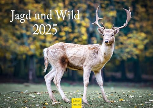 Edition Seidel Premium Kalender Jagd und Wild 2025 Format DIN A3 Wandkalender Tierkalender Wildtier Waldtier Wild Hirsch Wildschwein Ente Wald Jagd Revier