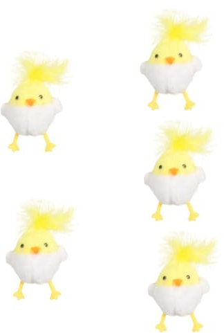 Abaodam 5pièces Porte-clés Pendentif Oiseau Charmant Décor pour à Voiture Ou Maison comme Amusant Et Original