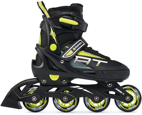 RAVEN Profession Inlineskates Inliner für Kinder und Erwachsene OPTIONAL 2in1 mit Schlittschuhen verstellbar