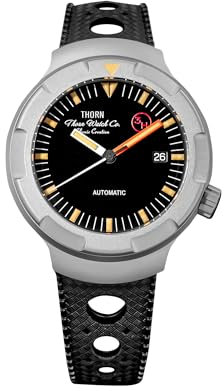 Thorn Automatische Herrenuhr T011 41 mm, Taucheruhr aus Titan Klasse 2 mit Datum, PT5000-Uhrwerk, Saphirglas, 200 m Wasserdicht, Superleuchtend