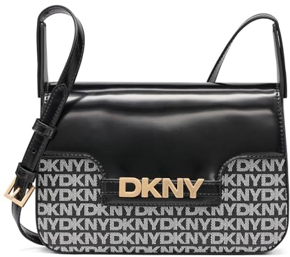 DKNY,HANDBAG,AVRIL CROSSBODY,BK LOGO-BK,1SZ