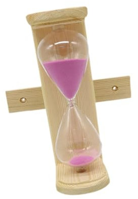 Sauna Sanduhr 15 Minuten Holz Glas Timer Hitzebeständig Zubehör