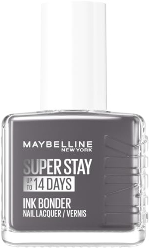 Maybelline New York Vernis Ongles Superstay Ink Bonder Skyline Steel 12ml | Technologie Nail Bonding, Renforce ongles abîmés 14 jours, Couleurs intenses pigmentées, Protection après UV salon