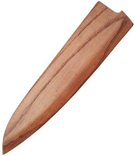 Knife Sheath 9.45 Inch Wooden Knife Cover Blade Protector for Chef Gyuto Japanese Kitchen Safe Storage and Travel