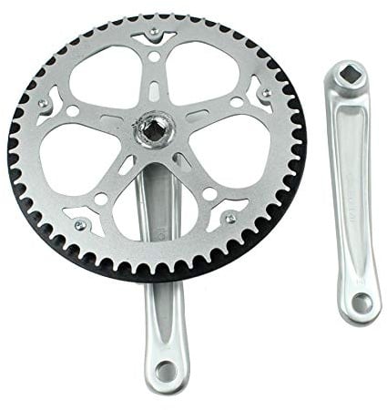 Butyge Faltbare Fahrrad Kurbel Garnitur 52T Vier Kant Loch 170Mm CNC Kurbel Garnitur Fahrrad Kurbel Garnitur