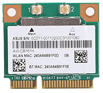 Generic Modulo Wifi Preciso Mini PCI-E 2.4/5.0GHz Bluetooth 4.0 AW-CB161H 433Mbps 802.11a/b/g/n/ac Realtek RTL8821AE per Laptop Scheda Verde