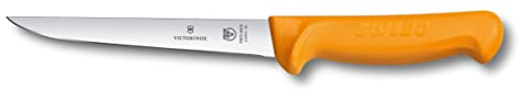 Victorinox Swibo Cuchillo de cocina para deshuesar con filo normal, con hoja de 16 cm, nailon color negro