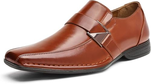 Bruno Marc herr business mokassins halvskor loafer skor tofflor, - 1 brun - 47 EU