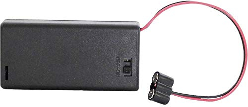 Kahlert Licht Batteriebox mit Kabel und Schalter für 2x1,5 V Batterien