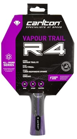 Carlton Unisex Vapour Trail R2 Table Tennis Bat - One Size