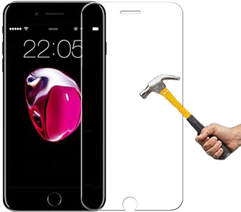 ino Schutzglas kompatibel mit Panzerglas iPhone 7 Plus iPhone 8 Plus Harte Schutzfolie Displayschutzglas Harte Folie Schutz Glasfolie 9H Härte Displayglas