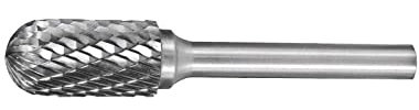 Trapano Bit Lima rotante a doppio taglio Lime rotanti con gambo da 6 mm per strumenti di intaglio del legno in metallo-12,7x25,4 mm