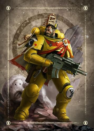 Displate Warhammer Metalposter Warhammer Deko Warhammer Posters Warhammer Bild Warhammer Geschenke Imperial Fist Xicarius Poster 67,5x48cm