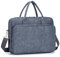 BAGZY Arbeitstasche Damen Leder Laptoptasche 14 Zoll 15,6 Zoll Groß Lehrertasche Damen Businesstasche Laptop Tasche Briefcases für Schul, Arbeits und Geschäftsreisen (Grau)