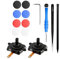 IUSOT 2 Pcs Joystick Replacement Kit for Oculus Quest/Meta Quest 2 Controller, Left & Right Analog Thumb Stick Repair Kit with Joystick Caps, Sensor Module, and Repair Tool Set for VR Controller