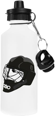 Ameretee Casco De Portero De Hockey Sobre Césped Frasco De Agua Inoxidable Con Botella De Metal Para Beber