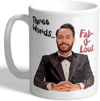 I Love Mugs - Craig Revel Horwood - Fab-U-Lous - Strictly - TV Dancing Quote Mug, Ceramic, 11fl.oz.