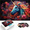 2000-teiliges Puzzle für Erwachsene, Einhorn-Puzzle als Geschenk, Wanddekoration, einzigartige Geburtstags, 27,56 x 39,37 Zoll, für 14-Jährige