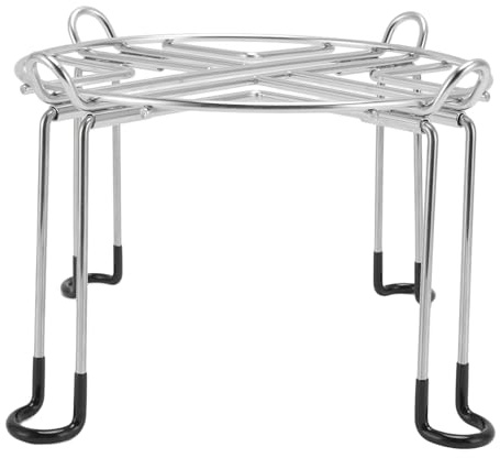 Hamwesh Water Filter Stand, 6 Inch Tall Stainless Steel Gravity Fed Water Filter System Stand with Non Slip Feet Detachable Dispenser Countertop for Berkey