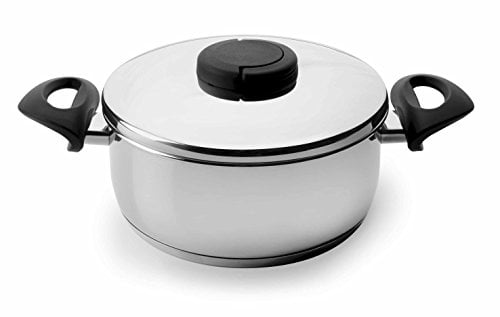 LACOR - 85020 - Cacerola con Tapa Estudio 20 INOX