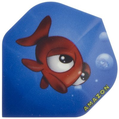 good-darts Amazon Strong 3D Comic Motive Dart Flights Fisch