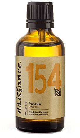 Naissance Mandarinenöl (Nr. 154) - 50ml - 100% Naturreines Kaltgepresst Mandarine Ätherisches Öl für Naturkosmetik, Aromatherapie, Duftlampe - Duftöl für Aroma Diffuser