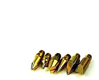 Pyrography Woodburning 6 Replacement Tips for The Star Tec Model Sold by Proops. (M0623) Free UK Postage