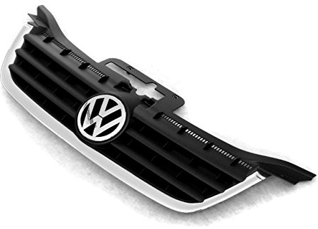 Volkswagen Original VW Ersatzteile Touran Chrom Kühlergrill, Original Tuning (Caddy)
