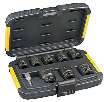 DeWalt DEWALT DT7507 Impact Socket Set of 9 Metric 1/2in Drive
