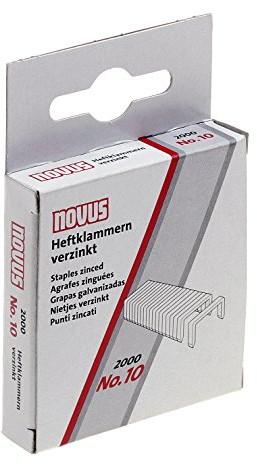 Novus Heftklammer für Bürogeräte mit einer Schenkellänge von 5 mm