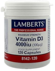 Lamberts Vitamina D 4000UI - 120 Tabletas