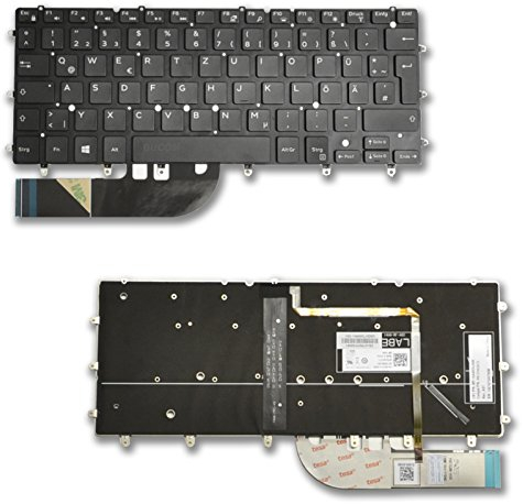 Tastatur für Dell XPS 13 9343 13 9343 9350 9360 Inspiron 7347 7348 DE mit Backlight