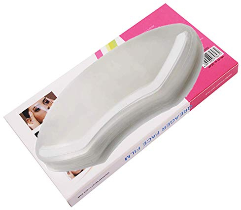 LWBTOSEE Friseur transparent klar Haarspray Shield Displayschutz Maske Make-up Barber Haarspray Shield Maske Bang Haar Schneiden Werkzeug Hair Salon face Schutz Maske (100Pcs)