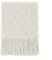 BOURINA Textured Solid Soft Sofa Throw Couch Cover Knitted Decorative Blanket, Beige, 127x152cm