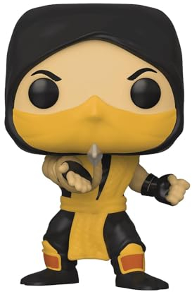 Funko 45110 POP Games: Mortal Kombat - Scorpion Collectible Toy, Multicolour Standard