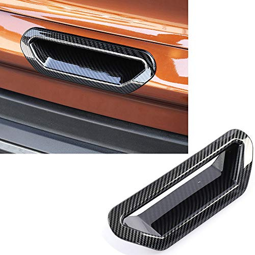 Auto Heckklappe Griff Schüssel Abdeckung Trimmen, Chrom hinten Stiefel Blende Ersatz Aufkleber für Ford Kuga Escape 2013 2014 2015 2016 2017 Externe Dekoration Zubehör Auto-Styling