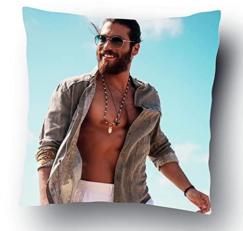 nessuna marca Can Yaman Cuscino 41 Idea Regalo Compleanno festa personaggi famosi collezione Decorazioni casa Divano Letto Serie tv Daydreamer Le Ali del Sogno Bitter Sweet