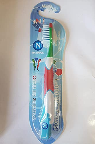 Spazzolino Elettrico Sonico Calcio Calciatori Squadra NAPOLI ITALIA con testina intercambiabile