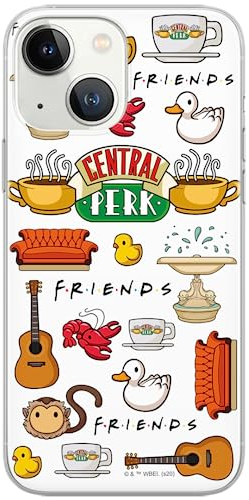 ERT GROUP Friends Handyhülle für iPhone 13, 6.1 Zoll, stoßfeste Hülle, falltestgeprüfte Schutzhülle mit erhöhtem Rand, Friends Design