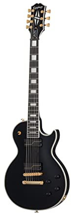 Epiphone Matt Heafy Les Paul Custom Origins 7-String Ebony - Signature E-Gitarre