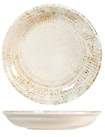 H&H eris set 6 piatti fondi in porcellana, 21cm, 7840802