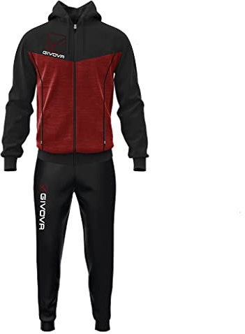 Givova TUTA VISA MELANGE CON CAPPUCCIO POLARFLEECE Tg.